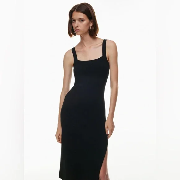 Babaton Black Midi Dress - Picture 2 of 12
